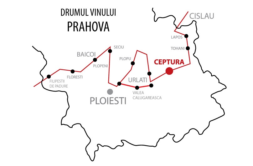 Ceptura Winery Map